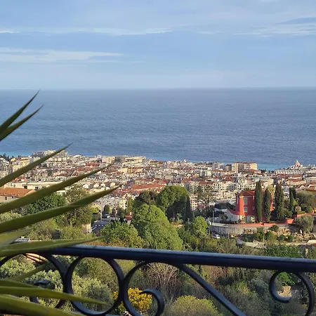 公寓 Panoramic Sea View Of The French Riviera, Parking *