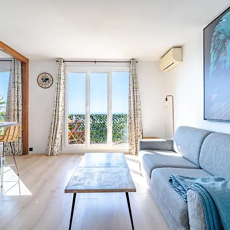 Panoramic Sea View Of The French Riviera, Parking Nice